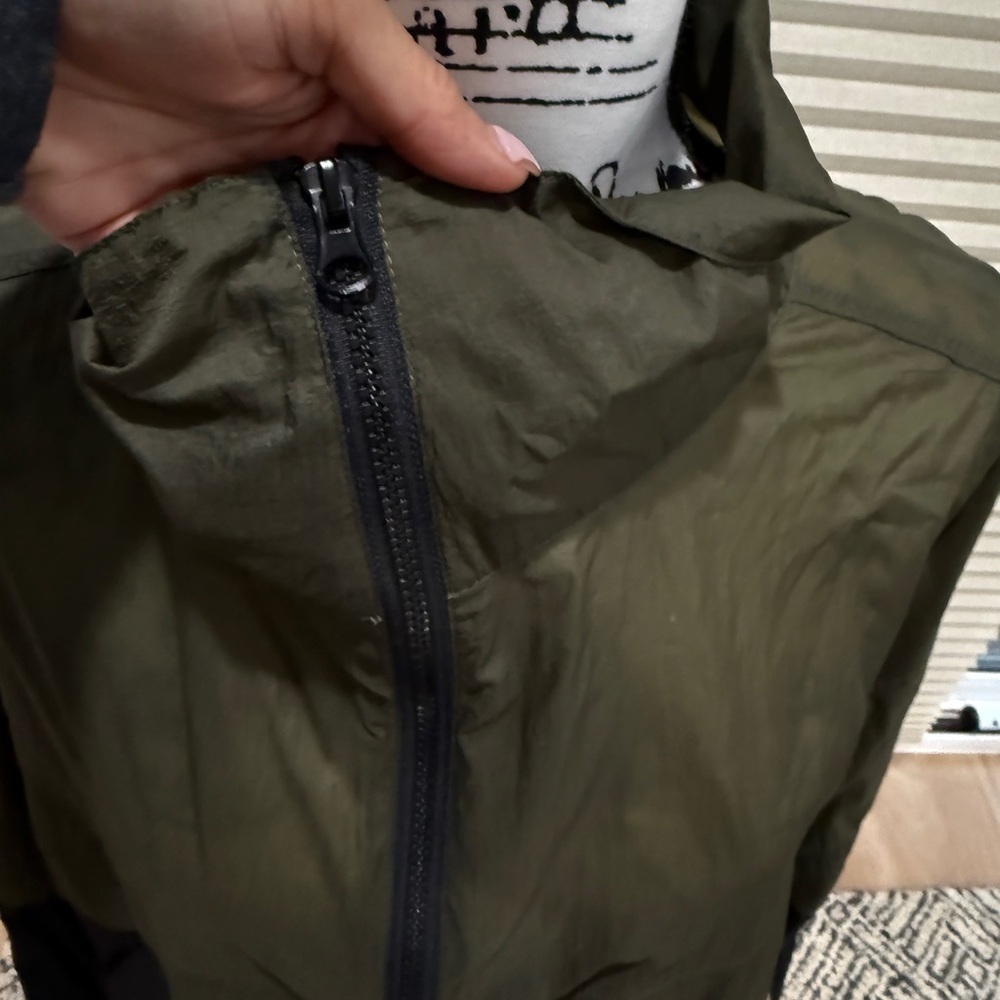 Olive and Black Track Jacket Women's - Picture 5 of 10